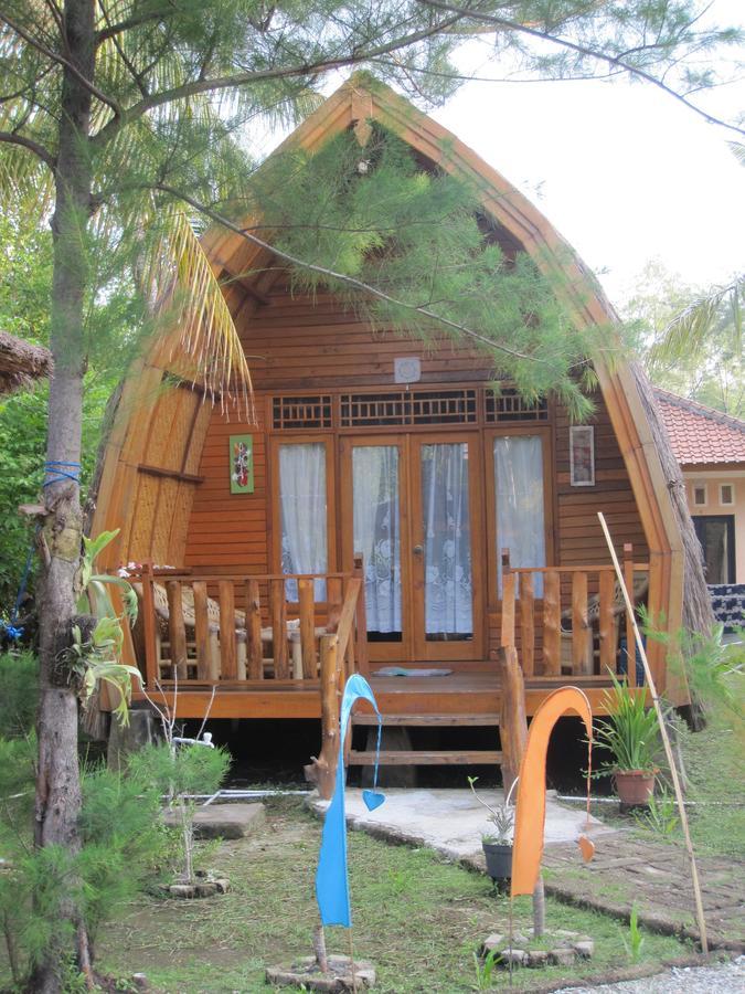 Jepun Bungalows Gili Meno Exterior foto